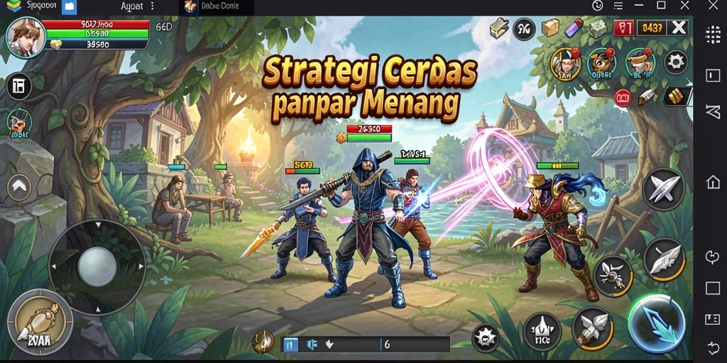 Screenshot gameplay 66D menampilkan strategi yang mendebarkan.