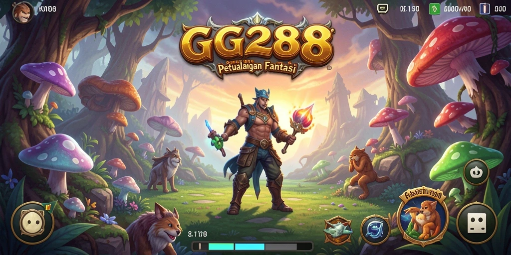 Tampilan gameplay GG288 yang menampilkan dunia petualangan yang menakjubkan.