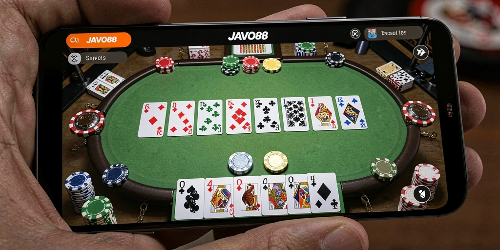Tampilan gameplay Gaple di <strong>JAVO88</strong> yang seru dan interaktif.