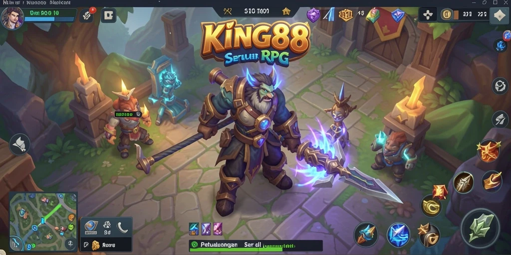 Tampilan gameplay KING88 yang seru dan menantang.