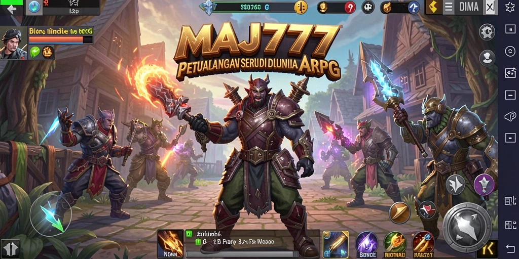 Tampilan aksi seru di gameplay MAJ777 yang memukau.