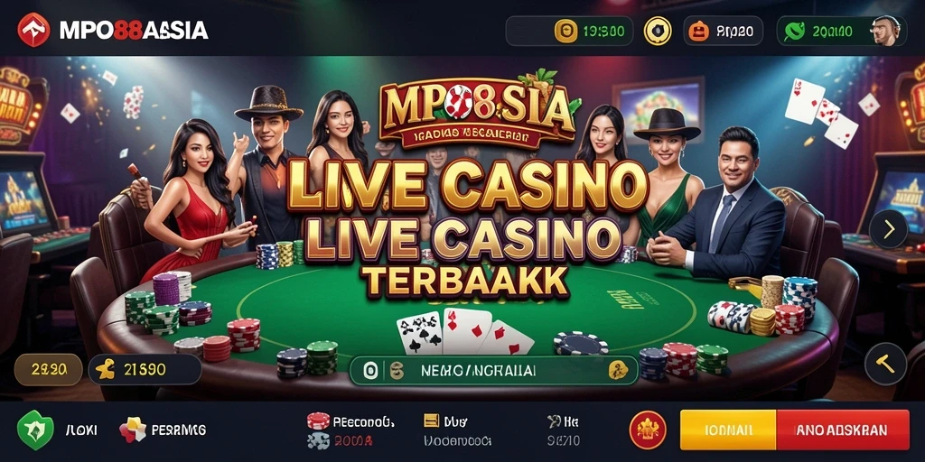 Tampilan gameplay MPO88ASIA yang menarik dalam sesi Live Casino.