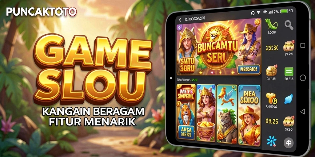 Tampilan gameplay PUNCAKTOTO yang menarik dan penuh warna.