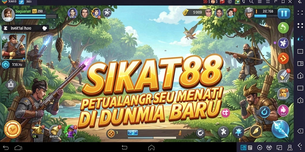 Tampilan gameplay menakjubkan dari SIKAT88 yang penuh petualangan.