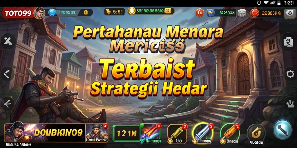 Tampilan gameplay TOTO99 yang menegangkan dalam menghadapi gelombang musuh.